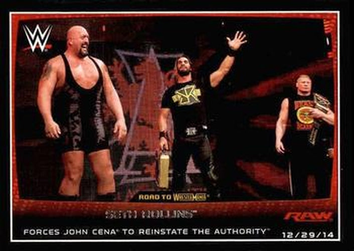 #76 Seth Rollins - 2015 Topps WWE Road to Wrestlemania Wrestling