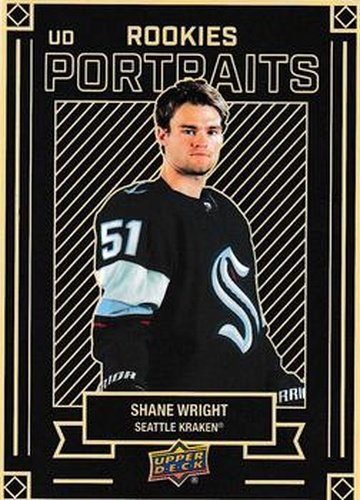 #P-76 Shane Wright - Seattle Kraken - 2022-23 Upper Deck - UD Portraits Hockey
