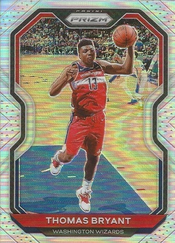 #76 Thomas Bryant - Washington Wizards - 2020-21 Panini Prizm - Silver Prizms Basketball