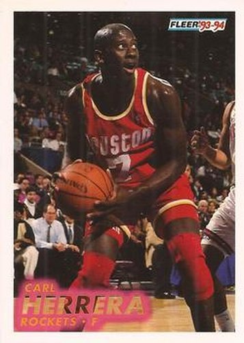#76 Carl Herrera - Houston Rockets - 1993-94 Fleer Basketball