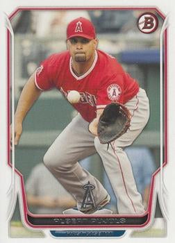 #76 Albert Pujols - Los Angeles Angels - 2014 Bowman Baseball