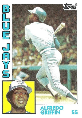 #76 Alfredo Griffin - Toronto Blue Jays - 1984 Topps Baseball