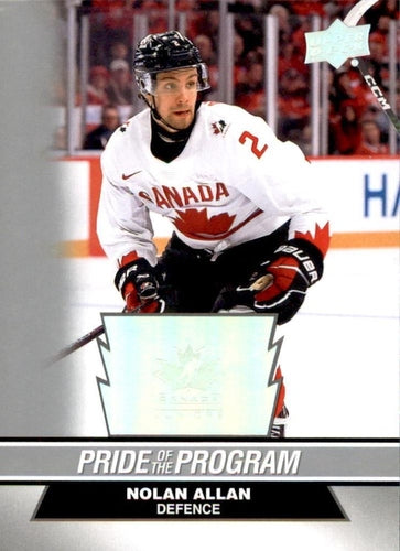 #76 Nolan Allan - Canada - 2023 Upper Deck Team Canada Juniors Hockey