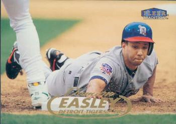 #76 Damion Easley - Detroit Tigers - 1998 Fleer Tradition Baseball