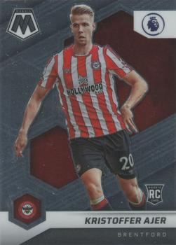 #76 Kristoffer Ajer - Brentford - 2021-22 Panini Mosaic Premier League Soccer