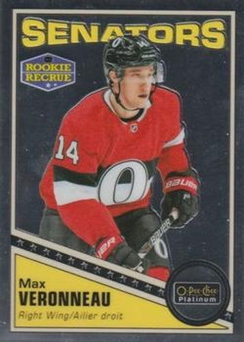#R-76 Max Veronneau - Ottawa Senators - 2019-20 O-Pee-Chee Platinum - Retro Hockey