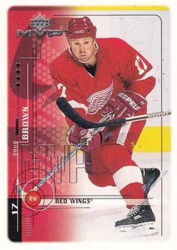 #76 Doug Brown - Detroit Red Wings - 1998-99 Upper Deck MVP Hockey