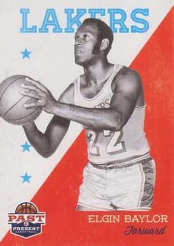 #76 Elgin Baylor - Los Angeles Lakers - 2011-12 Panini Past & Present Basketball