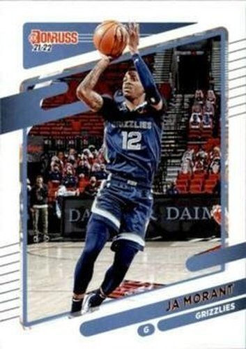 #76 Ja Morant - Memphis Grizzlies - 2021-22 Donruss Basketball
