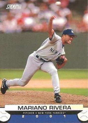 #76 Mariano Rivera - New York Yankees - 2001 Stadium Club Baseball
