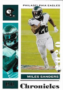 #76 Miles Sanders - Philadelphia Eagles - 2020 Panini Chronicles Football