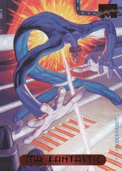 #76 Mr. Fantastic - 1994 Fleer Marvel Masterpieces Hildebrandt Brothers