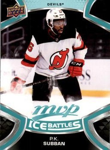 #76 P.K. Subban - New Jersey Devils - 2021-22 Upper Deck MVP - Ice Battles Hockey