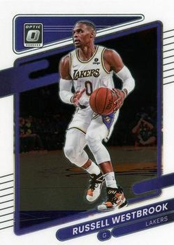#76 Russell Westbrook - Los Angeles Lakers - 2021-22 Donruss Optic Basketball