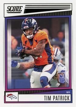 #76 Tim Patrick - Denver Broncos - 2022 Score Football