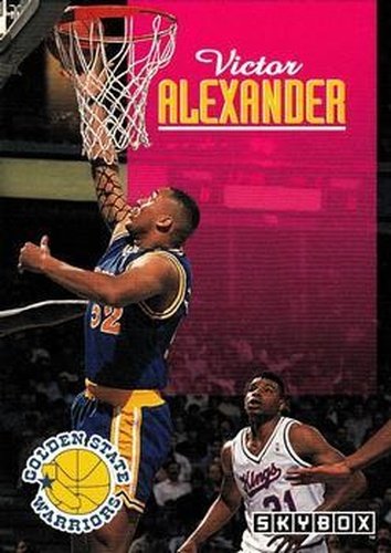#76 Victor Alexander - Golden State Warriors - 1992-93 SkyBox Basketball