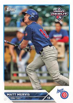 #PD-76 Matt Mervis - Iowa Cubs - 2023 Topps Pro Debut Baseball