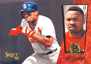 #76 Ray Lankford - St. Louis Cardinals - 1995 Select Baseball
