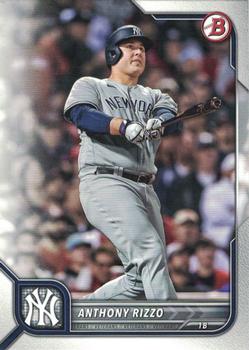 #76 Anthony Rizzo - New York Yankees - 2022 Bowman Baseball