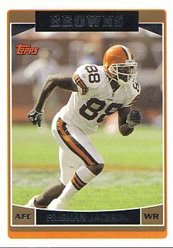 #76 Frisman Jackson - Cleveland Browns - 2006 Topps Football