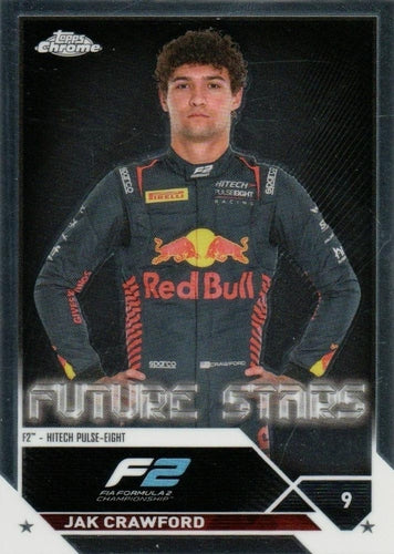#76 Jak Crawford - Hitech Grand Prix F2 - 2023 Topps Chrome Formula 1 Racing