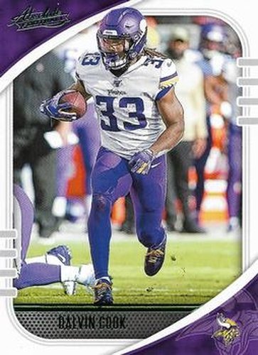 #76 Dalvin Cook - Minnesota Vikings - 2020 Panini Absolute - Green Football