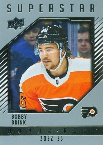 #HR76 Bobby Brink - Philadelphia Flyers - 2022-23 Upper Deck - Honor Roll Hockey