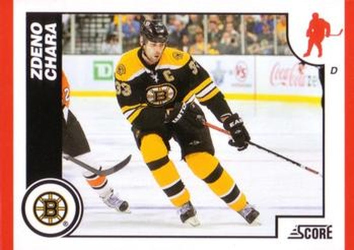 #76 Zdeno Chara - Boston Bruins - 2010-11 Score Hockey