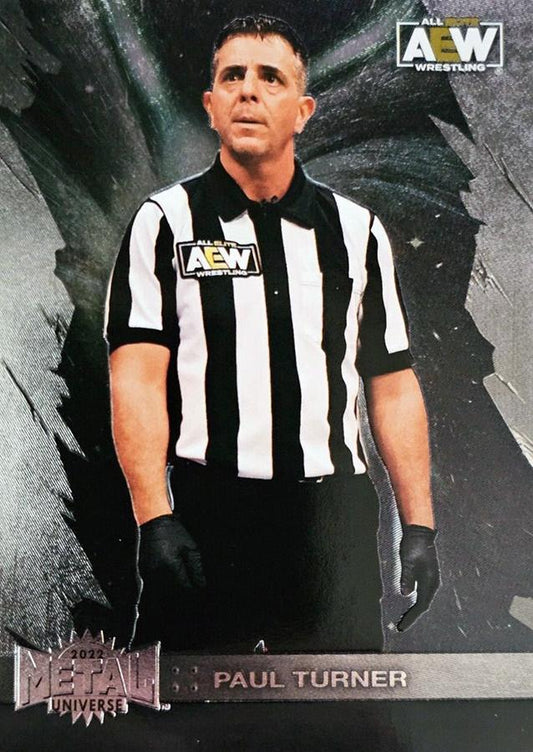 #76 Paul Turner - 2022 SkyBox Metal Universe AEW Wrestling
