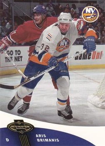 #76 Aris Brimanis - New York Islanders - 2000-01 Upper Deck Heroes Hockey