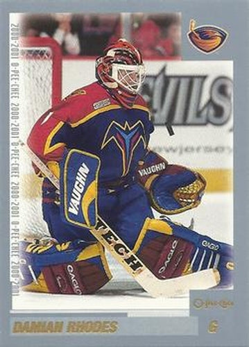 #76 Damian Rhodes - Atlanta Thrashers - 2000-01 O-Pee-Chee Hockey