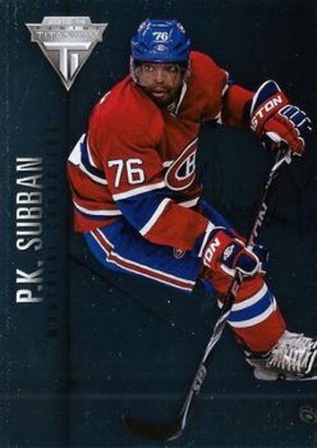 #76 P.K. Subban - Montreal Canadiens - 2013-14 Panini Titanium Hockey