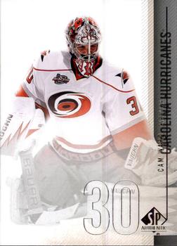 #76 Cam Ward - Carolina Hurricanes - 2010-11 SP Authentic Hockey