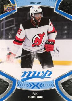 #76 P.K. Subban - New Jersey Devils - 2021-22 Upper Deck MVP - Blue Hockey