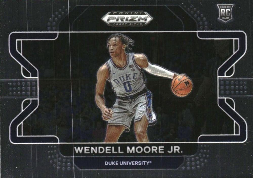 #76b Wendell Moore Jr. - Duke Blue Devils - 2022 Panini Prizm Draft Picks Basketball