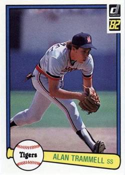 #76b Alan Trammell - Detroit Tigers - 1982 Donruss Baseball
