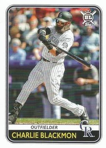 #77 Charlie Blackmon - Colorado Rockies - 2020 Topps Big League Baseball