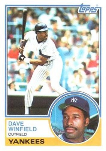 #770 Dave Winfield - New York Yankees - 1983 Topps Baseball