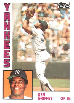 #770 Ken Griffey - New York Yankees - 1984 Topps Baseball