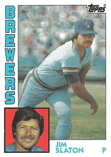 #772 Jim Slaton - Milwaukee Brewers - 1984 Topps Baseball