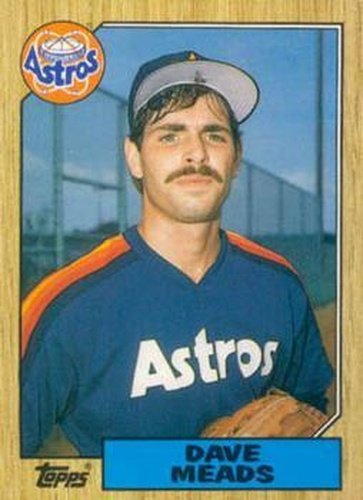 #77T Dave Meads  - Houston Astros - 1987 Topps Traded Baseball