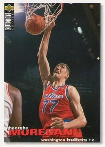 #77 Gheorghe Muresan - Washington Bullets - 1995-96 Collector's Choice Basketball