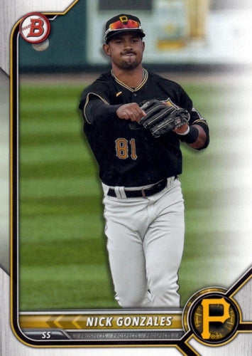 #BP-77 Nick Gonzales - Pittsburgh Pirates - 2022 Bowman - Prospects Baseball