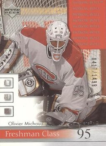 #77 Olivier Michaud - Montreal Canadiens - 2001-02 Upper Deck Honor Roll Hockey