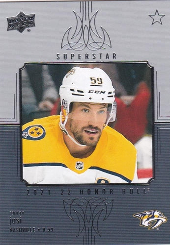 #HR-77 Roman Josi - Nashville Predators - 2021-22 Upper Deck - Honor Roll Hockey