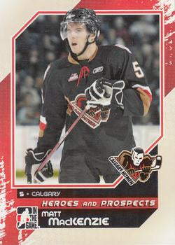 #77 Matt MacKenzie - Calgary Hitmen - 2010-11 In The Game Heroes and Prospects Hockey