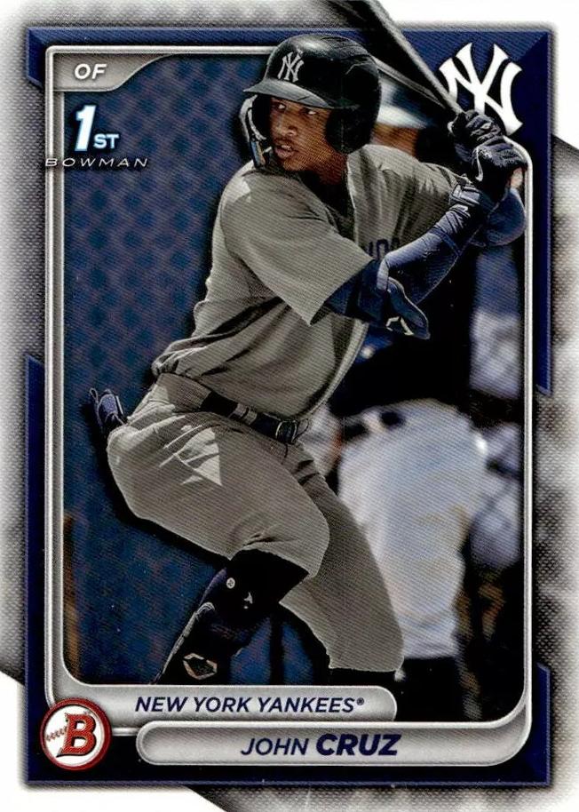 #BP-77 John Cruz - New York Yankees - 2024 Bowman - Prospects Baseball