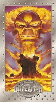 #77 Mongul Returns! - 1994 SkyBox Superman Man of Steel Platinum Series