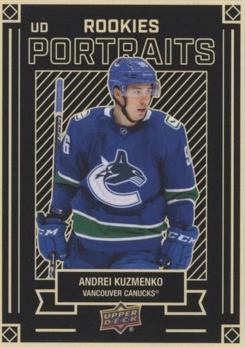 #P-77 Andrei Kuzmenko - Vancouver Canucks - 2022-23 Upper Deck - UD Portraits Hockey