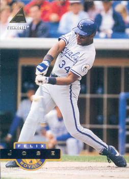 #77 Felix Jose - Kansas City Royals - 1994 Pinnacle Baseball